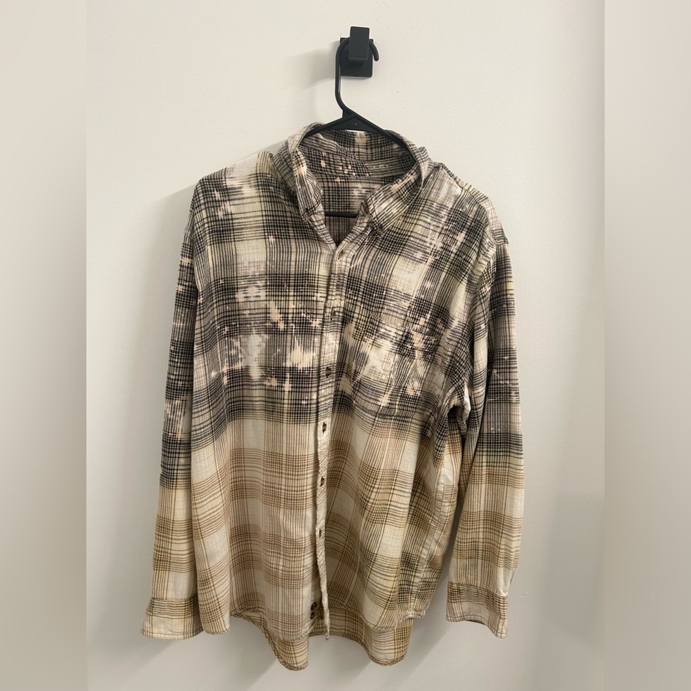 Men’s Tie Dye Flannel